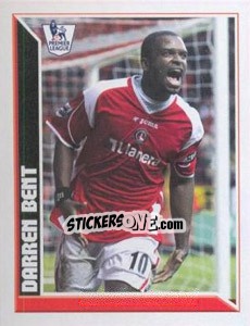 Sticker Darren Bent, 2007 - Premier League Inglese 2010-2011 n. 238 - Topps