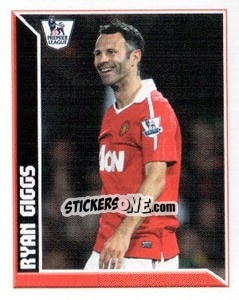 Sticker Ryan Giggs, 2011 - Premier League Inglese 2010-2011 n. 239 - Topps