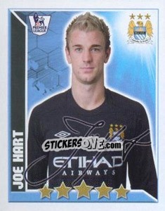 Figurina Joe Hart - Premier League Inglese 2010-2011 - Topps