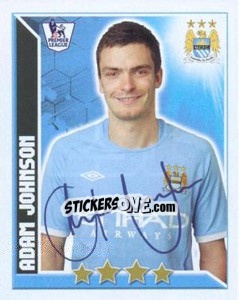 Sticker Adam Johnson - Premier League Inglese 2010-2011 - Topps
