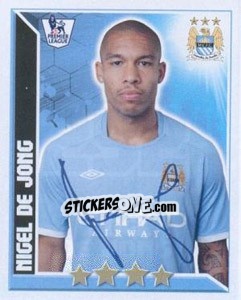 Sticker Nigel de Jong - Premier League Inglese 2010-2011 n. 252 - Topps