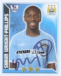 Sticker Shaun Wright-Phillips - Premier League Inglese 2010-2011 n. 253 - Topps