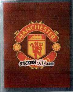 Cromo Manchester United Logo - Premier League Inglese 2010-2011 - Topps