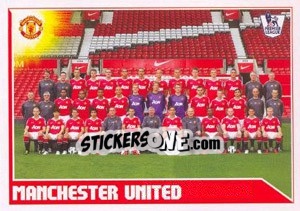Sticker Manchester United Team - Premier League Inglese 2010-2011 n. 260 - Topps
