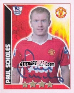 Cromo Paul Scholes - Premier League Inglese 2010-2011 - Topps