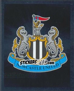 Figurina Newcastle United Logo - Premier League Inglese 2010-2011 - Topps