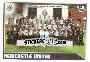Figurina Newcastle United Team - Premier League Inglese 2010-2011 - Topps