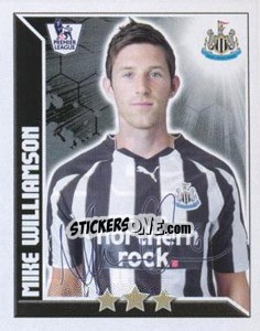 Sticker Mike Williamson - Premier League Inglese 2010-2011 n. 283 - Topps