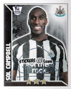 Sticker Sol Campbell - Premier League Inglese 2010-2011 - Topps