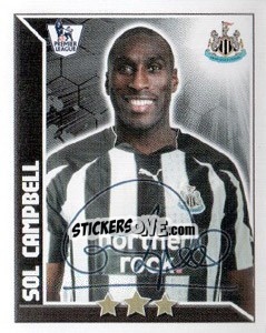 Sticker Sol Campbell - Premier League Inglese 2010-2011 n. 286 - Topps