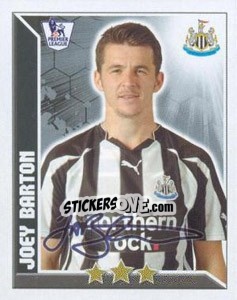 Figurina Joey Barton - Premier League Inglese 2010-2011 - Topps