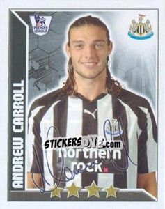 Sticker Andy Carroll - Premier League Inglese 2010-2011 - Topps