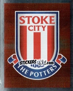 Figurina Stoke City Logo - Premier League Inglese 2010-2011 - Topps