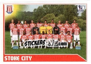 Cromo Stoke City Team - Premier League Inglese 2010-2011 - Topps