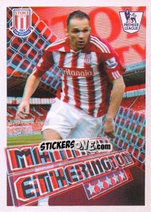 Figurina Matthew Etherington - Star Player - Premier League Inglese 2010-2011 - Topps