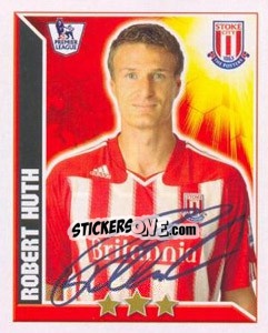 Sticker Robert Huth - Premier League Inglese 2010-2011 - Topps