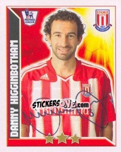 Sticker Danny Higginbotham - Premier League Inglese 2010-2011 - Topps