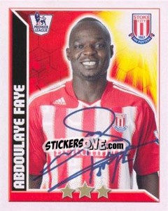 Sticker Abdoulaye Faye - Premier League Inglese 2010-2011 n. 304 - Topps