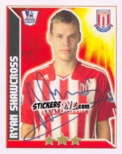 Sticker Ryan Shawcross - Premier League Inglese 2010-2011 n. 305 - Topps