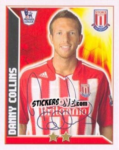Figurina Danny Collins - Premier League Inglese 2010-2011 - Topps