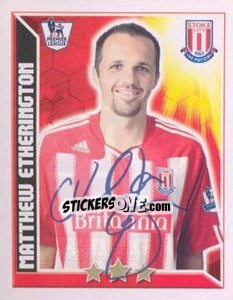 Sticker Matthew Etherington - Premier League Inglese 2010-2011 - Topps