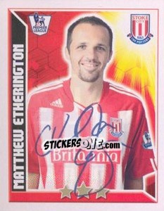 Sticker Matthew Etherington - Premier League Inglese 2010-2011 n. 309 - Topps