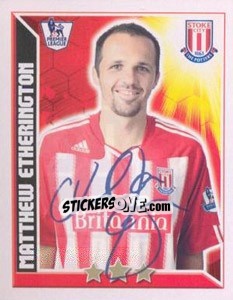 Cromo Matthew Etherington - Premier League Inglese 2010-2011 - Topps