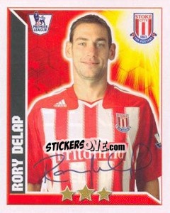 Figurina Rory Delap - Premier League Inglese 2010-2011 - Topps