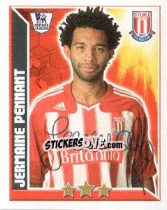 Sticker Jermaine Pennant - Premier League Inglese 2010-2011 n. 311 - Topps