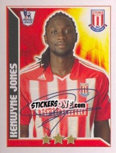 Sticker Kenwyne Jones - Premier League Inglese 2010-2011 - Topps
