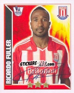 Sticker Ricardo Fuller - Premier League Inglese 2010-2011 n. 314 - Topps