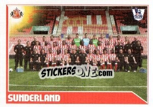 Cromo Sunderland Team - Premier League Inglese 2010-2011 n. 317 - Topps