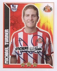 Sticker Michael Turner - Premier League Inglese 2010-2011 n. 321 - Topps