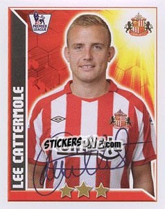 Figurina Lee Cattermole - Premier League Inglese 2010-2011 - Topps