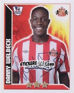 Sticker Danny Welbeck - Premier League Inglese 2010-2011 n. 332 - Topps