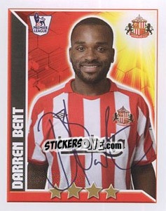 Sticker Darren Bent - Premier League Inglese 2010-2011 n. 333 - Topps