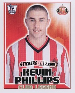 Figurina Kevin Phillips - Club Legend - Premier League Inglese 2010-2011 - Topps