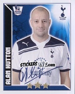 Sticker Alan Hutton - Premier League Inglese 2010-2011 n. 344 - Topps