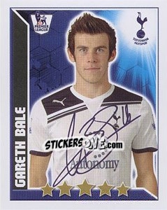Figurina Gareth Bale - Premier League Inglese 2010-2011 - Topps