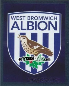 Figurina West Bromwich Albion Logo - Premier League Inglese 2010-2011 - Topps