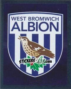 Sticker West Bromwich Albion Logo - Premier League Inglese 2010-2011 n. 354 - Topps