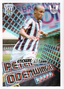 Figurina Peter Odemwingie - Star Player - Premier League Inglese 2010-2011 - Topps
