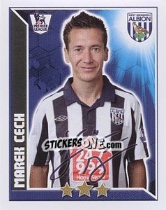 Sticker Marek Cech - Premier League Inglese 2010-2011 n. 358 - Topps