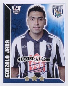 Sticker Gonzalo Jara - Premier League Inglese 2010-2011 n. 359 - Topps