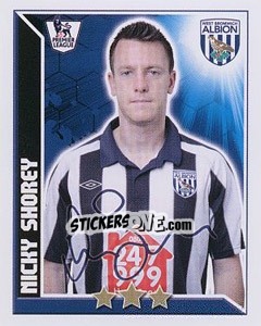 Sticker Nicky Shorey - Premier League Inglese 2010-2011 n. 361 - Topps