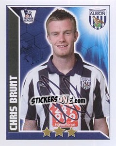Sticker Chris Brunt - Premier League Inglese 2010-2011 - Topps