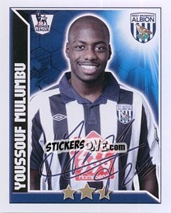 Cromo Youssouf Mulumbu - Premier League Inglese 2010-2011 - Topps