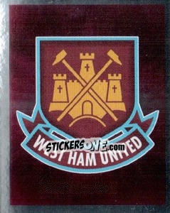 Sticker West Ham United Logo - Premier League Inglese 2010-2011 - Topps