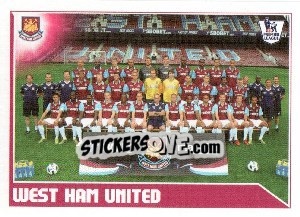 Sticker West Ham United Team - Premier League Inglese 2010-2011 n. 374 - Topps