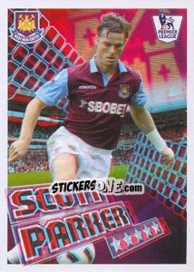 Sticker Scott Parker - Star Player - Premier League Inglese 2010-2011 n. 375 - Topps